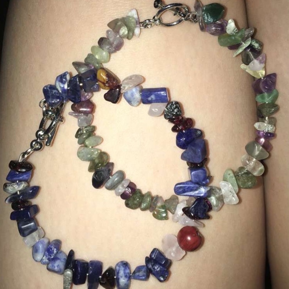2pc rock design bracelet